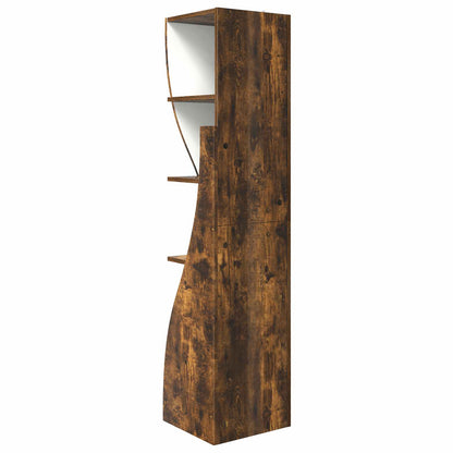 Corner Cabinet 32x32x140cm Engineered Wood Smoked Oak