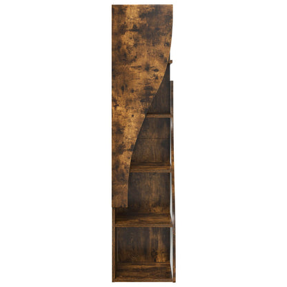 Corner Cabinet 32x32x140cm Engineered Wood Smoked Oak