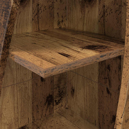 Corner Cabinet 32x32x140cm Engineered Wood Old Wood