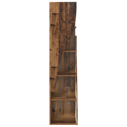 Corner Cabinet 32x32x140cm Engineered Wood Old Wood