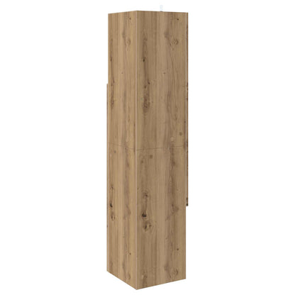 Corner Cabinet 32x32x140cm Engineered Wood Artisan Oak