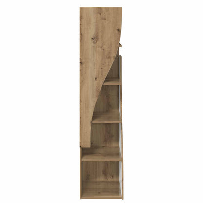 Corner Cabinet 32x32x140cm Engineered Wood Artisan Oak