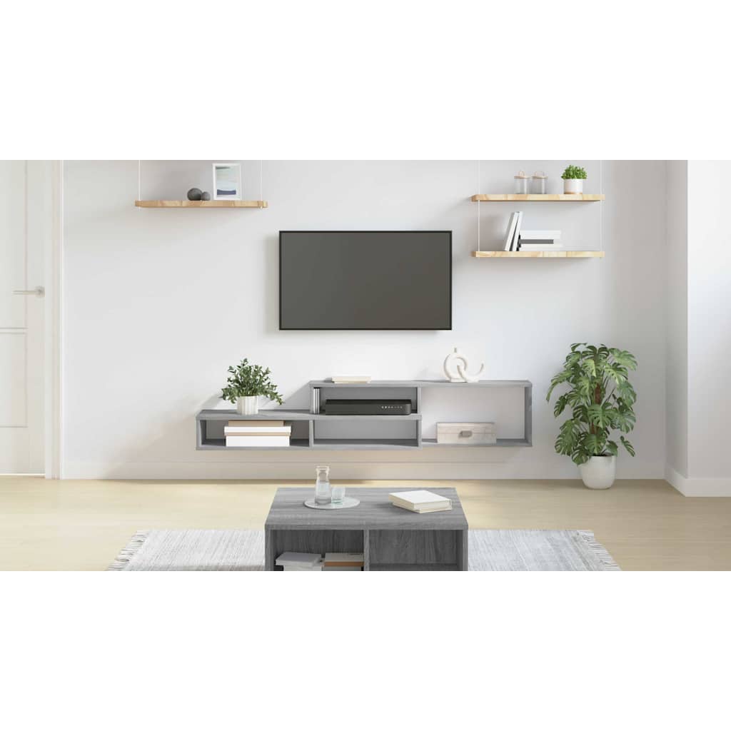 Wall TV Stand 150 x 25 x 28.5 cm Engineered Wood