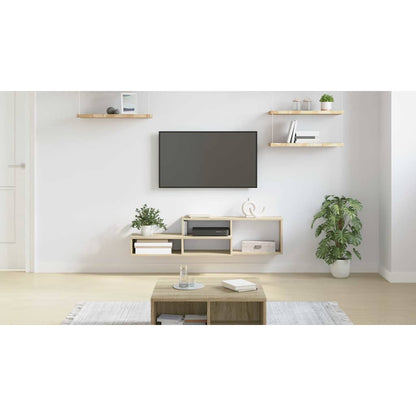 Wall TV Stand 120 x 25 x 28.5 cm Engineered Wood