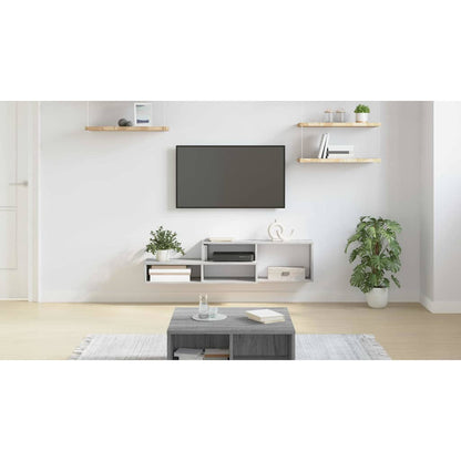 Wall TV Stand 120 x 25 x 28.5 cm Engineered Wood