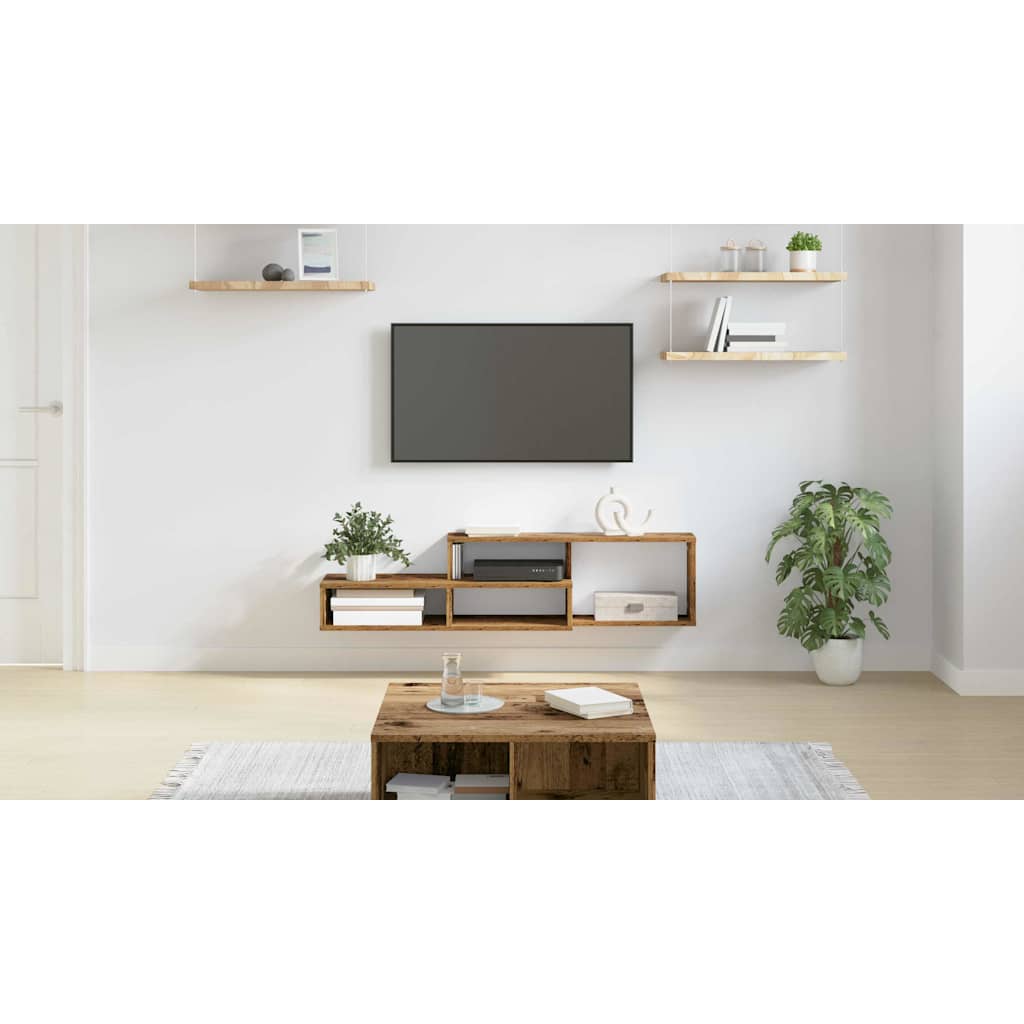 Wall TV Stand 120 x 25 x 28.5 cm Engineered Wood