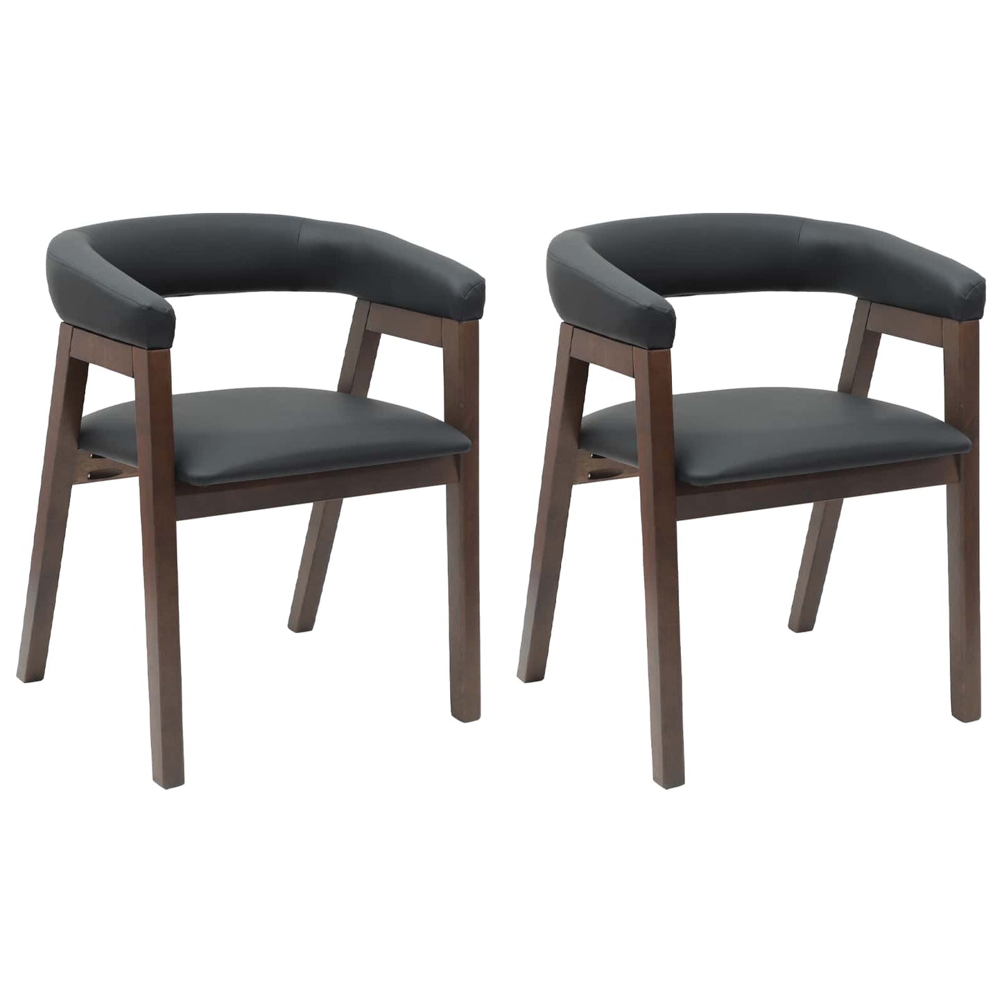 Dining Chairs 2 pcs Light Brown 54 x 57 x 73 cm