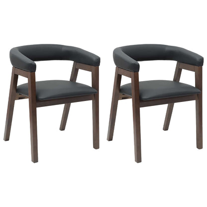 Dining Chairs 2 pcs Light Brown 54 x 57 x 73 cm