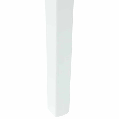 Dining Chairs 2 pcs White 54 x 57 x 73 cm Solid Rubber Wood