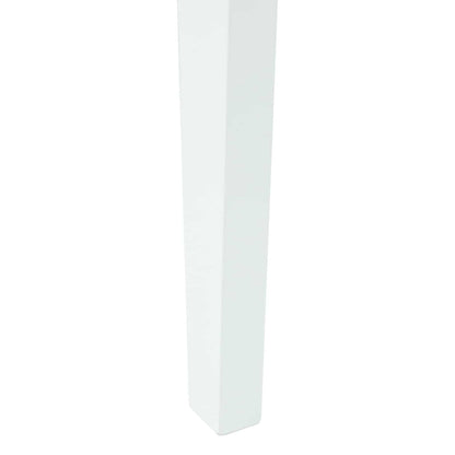 Dining Chairs 2 pcs White 42 x 47.5 x 81 cm Solid Rubber Wood