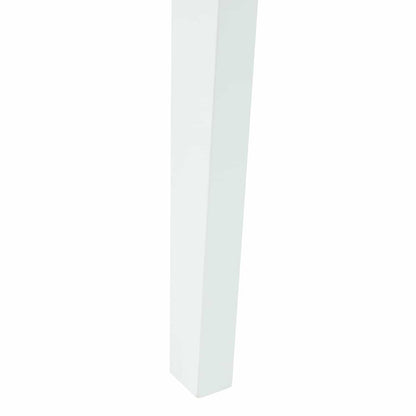 Dining Chairs 2 pcs White 42 x 47.5 x 81 cm Solid Rubber Wood