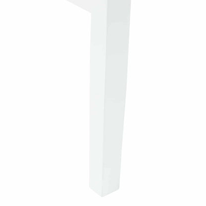 Dining Chairs 2 pcs White 43 x 54 x 89 cm Solid Rubber Wood