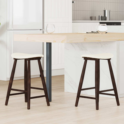 Dining Chairs 2 pcs Light Brown 46 x 37 x 63 cm