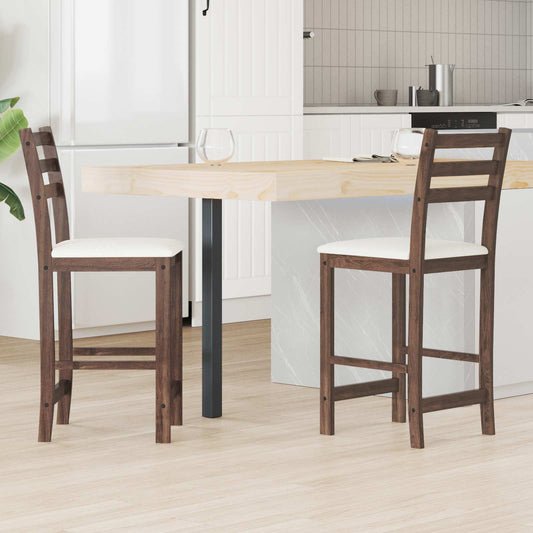 Dining Chairs 2 pcs Light Brown 40 x 47.5 x 99.5 cm