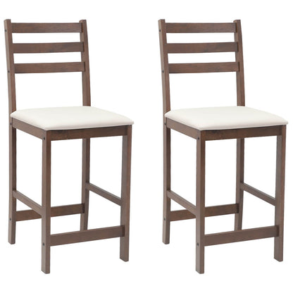 Dining Chairs 2 pcs Light Brown 40 x 47.5 x 99.5 cm