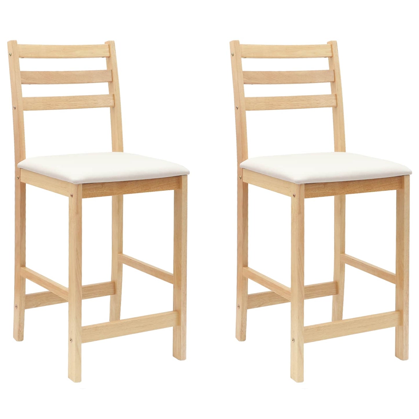 Dining Chairs 2 pcs Natural 40 x 47.5 x 99.5 cm