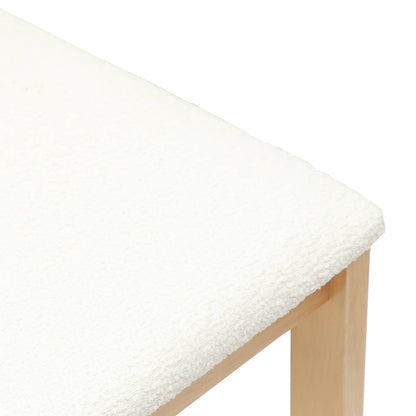 Dining Chairs 2 pcs Natural 40 x 47.5 x 99.5 cm