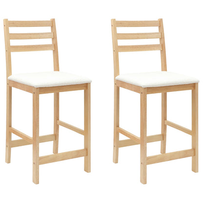 Dining Chairs 2 pcs Natural 40 x 47.5 x 99.5 cm