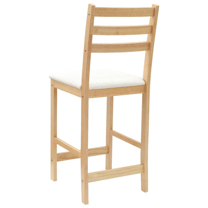 Dining Chairs 2 pcs Natural 40 x 47.5 x 99.5 cm