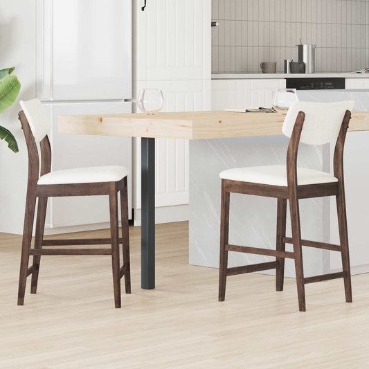 Dining Chairs 2 pcs Light Brown 48 x 49 x 95 cm