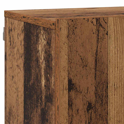 TV Units Wall-mounted 6 pcs Old wood Engineered wood