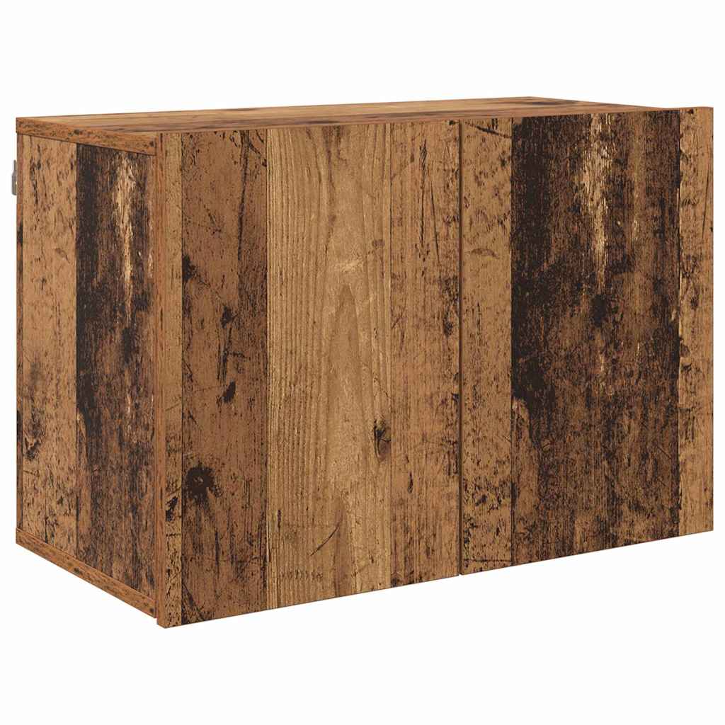 TV Units Wall-mounted 6 pcs Old wood Engineered wood