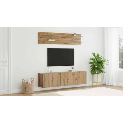 TV Units 6 pcs Artisan oak Engineered wood