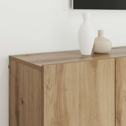 TV Units Wall-mounted 6 pcs Artisan oak Engineered wood