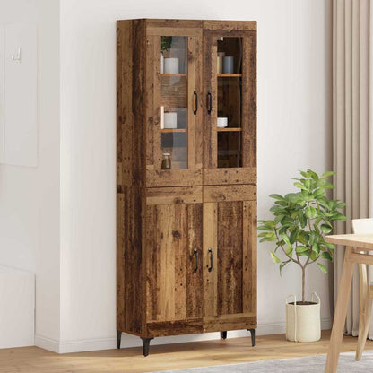 Highboard Old Wood 69.5 x 34 x 180 cm Engineered Wood