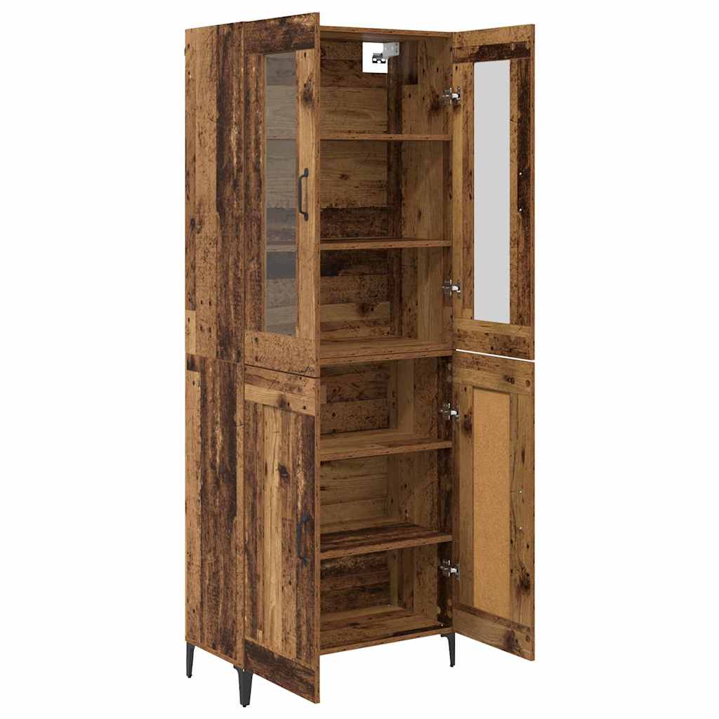 Highboard Old Wood 69.5 x 34 x 180 cm Engineered Wood