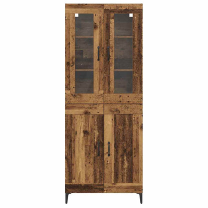 Highboard Old Wood 69.5 x 34 x 180 cm Engineered Wood