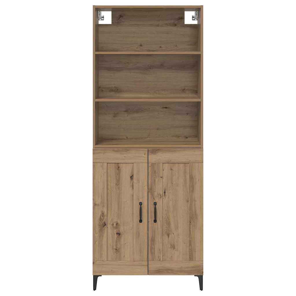 Highboard 2 pcs Artisan oak 69.5 x 34 x 180 cm Engineered Wood