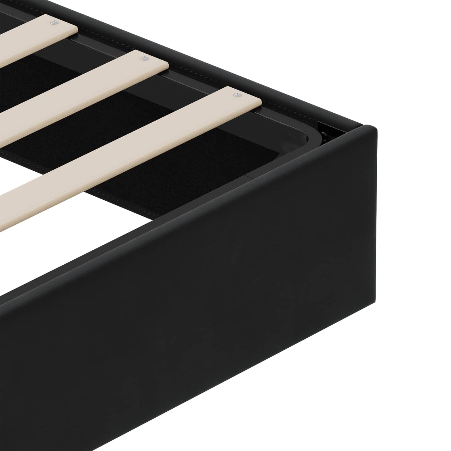 Ottoman Bed Frame Black King Size Velvet