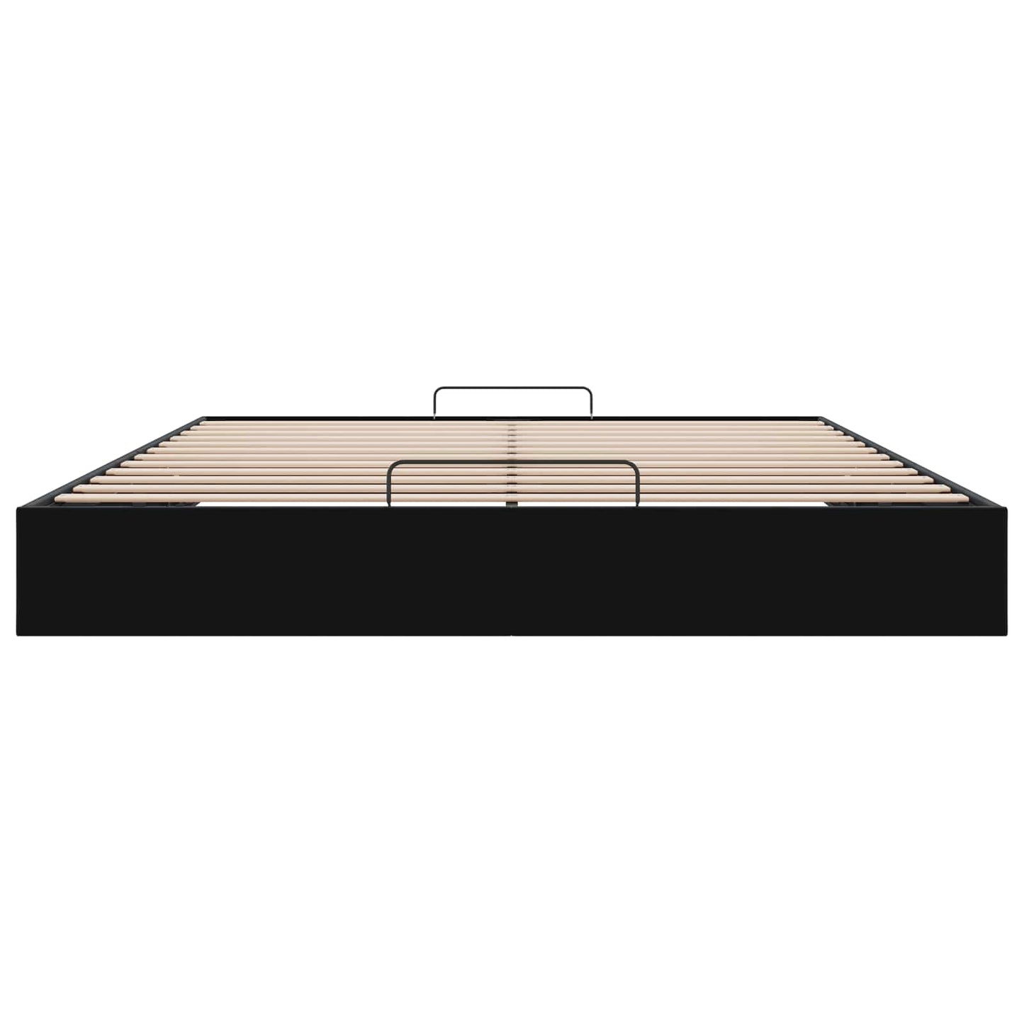 Ottoman Bed Frame Black King Size Velvet