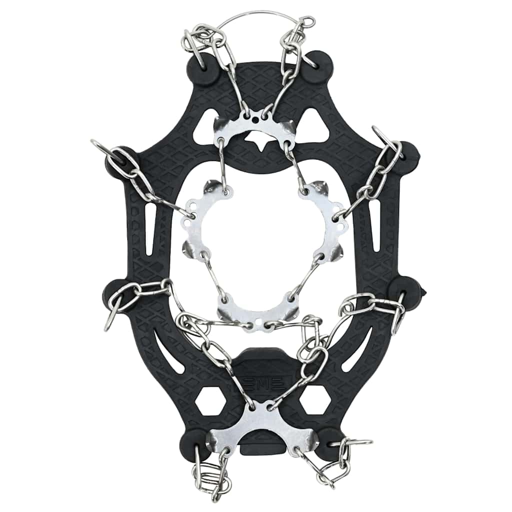 Ice Cleats for Shoes Black S Stainless Steel