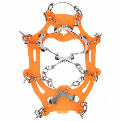 Ice Cleats for Shoes Orange XL Stainless Steel