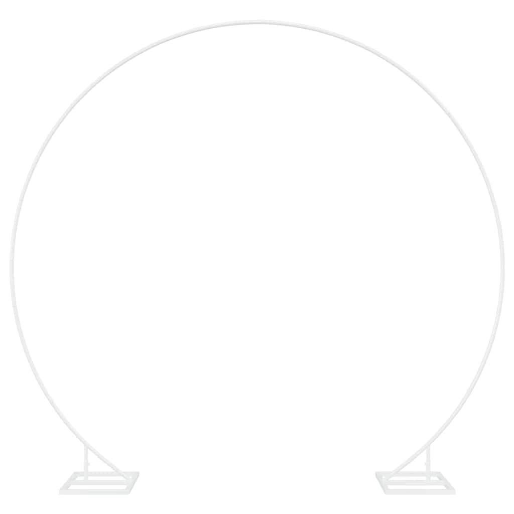 Wedding Arch White 220 x 45 x 200 cm Steel