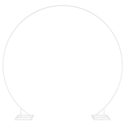 Wedding Arch White 220 x 45 x 200 cm Steel