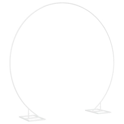 Wedding Arch White 220 x 45 x 200 cm Steel