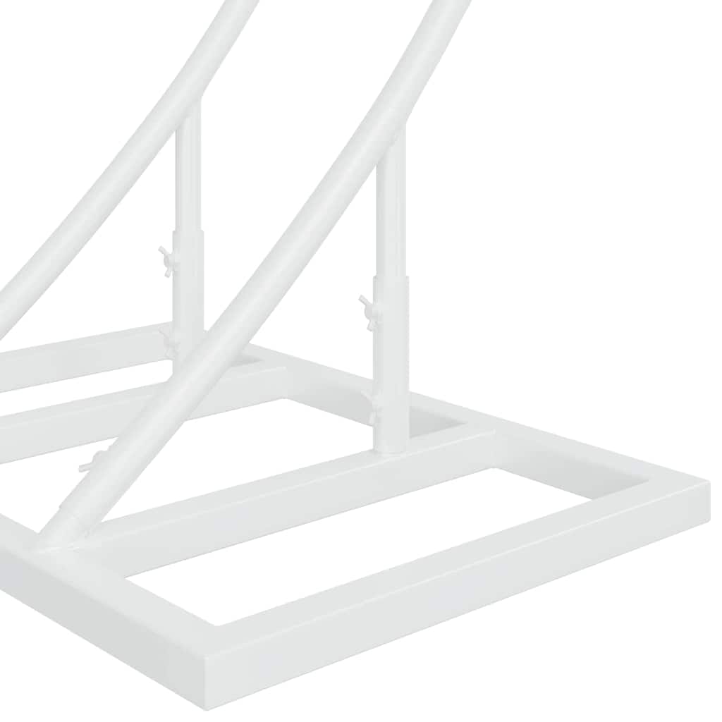 Wedding Arch White 220 x 45 x 200 cm Steel