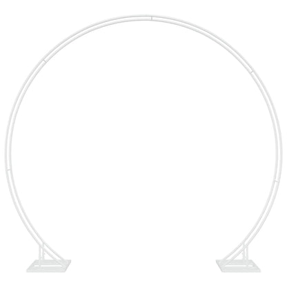 Wedding Arch White 220 x 45 x 200 cm Steel