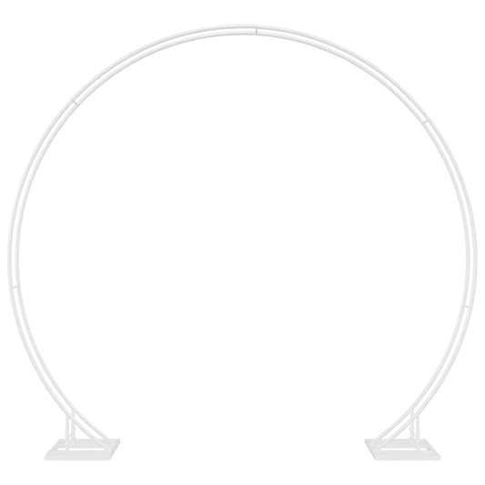 Wedding Arch White 220 x 45 x 200 cm Steel
