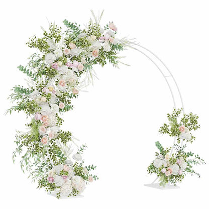 Wedding Arch White 220 x 45 x 200 cm Steel