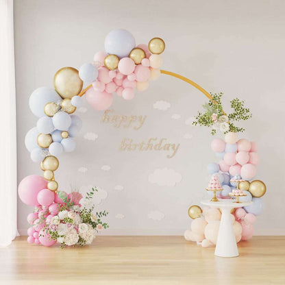 Wedding Arch Gold 220 x 45 x 200 cm Steel