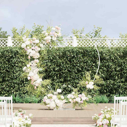 Wedding Arch White 195 x 35 x 211 cm Steel
