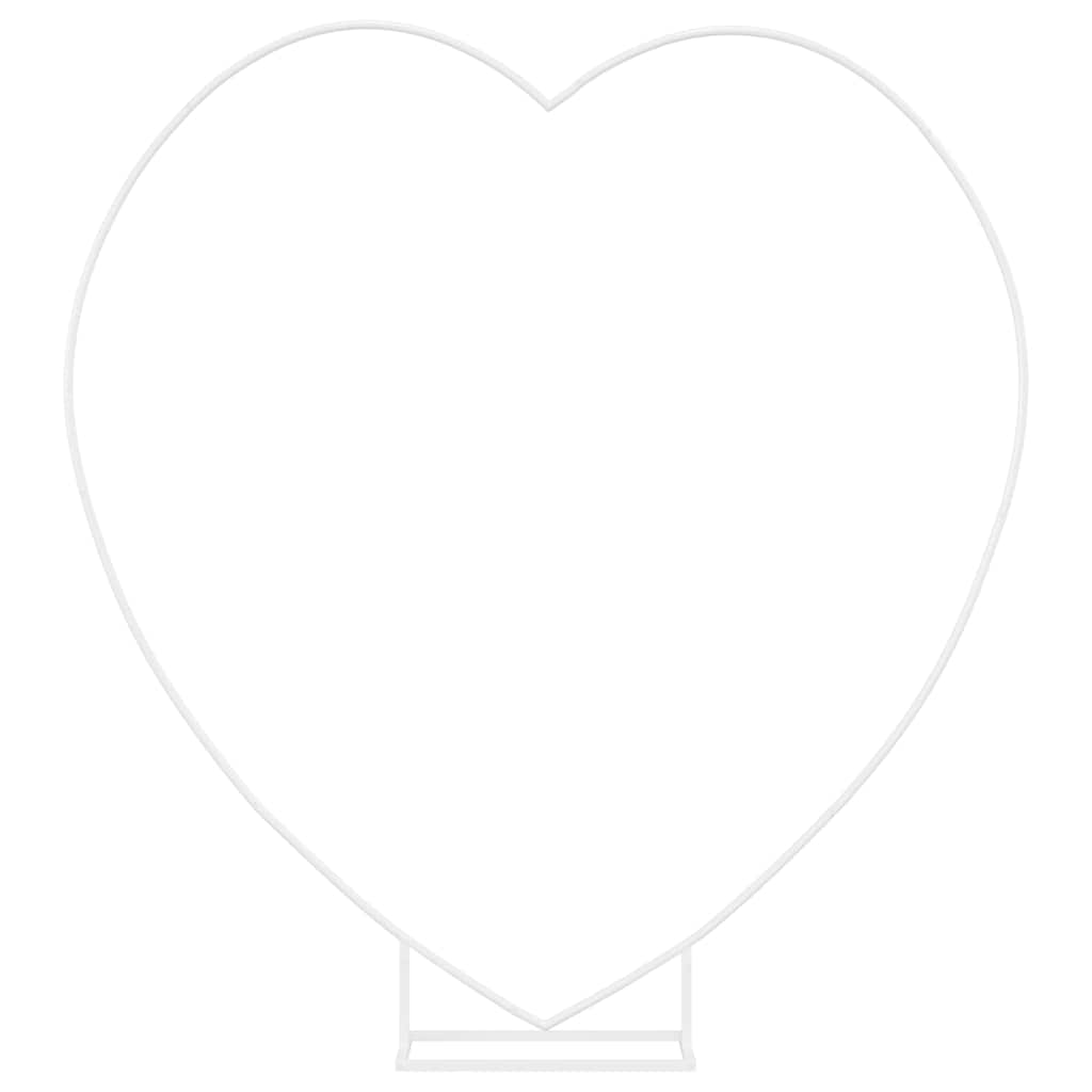Wedding Arch White 195 x 35 x 211 cm Steel