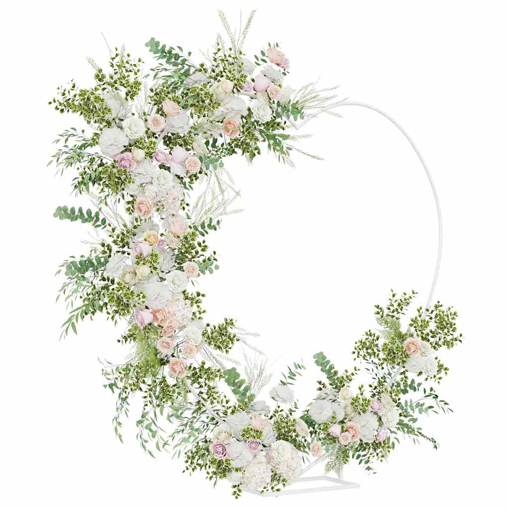 Wedding Arch White 195 x 35 x 211 cm Steel