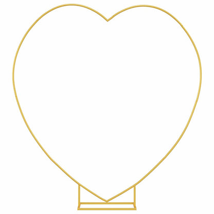 Wedding Arch Gold 195 x 35 x 211 cm Steel