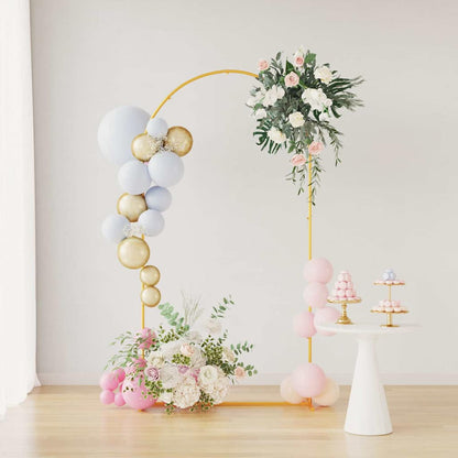 Wedding Arch Gold 100 x 39 x 200 cm Steel
