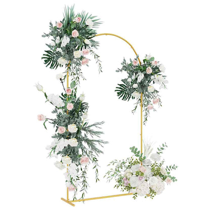 Wedding Arch Gold 100 x 39 x 200 cm Steel